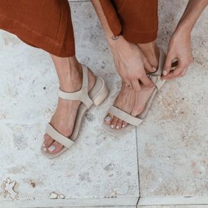 St Agni Adalene Suede Sandals